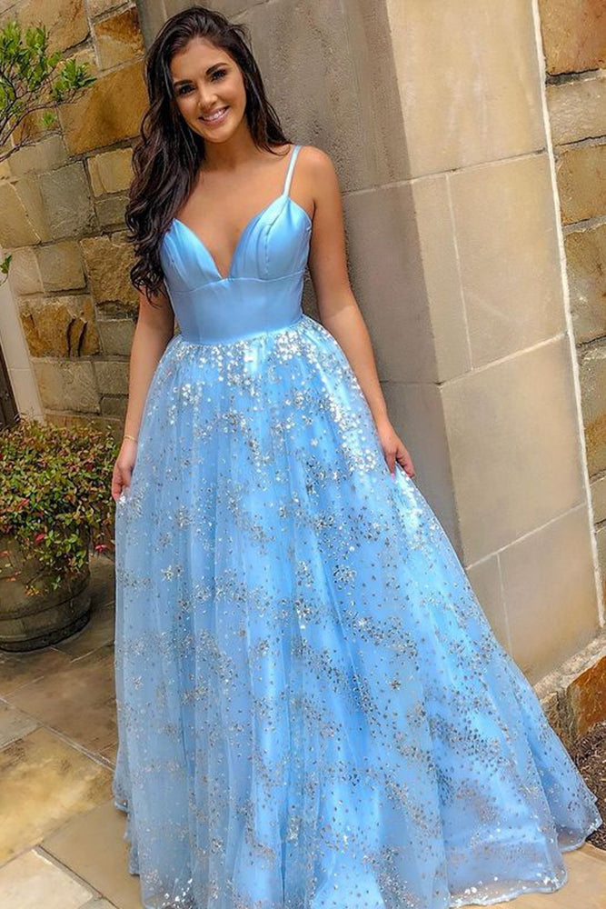 Sparkly Long Prom Dresses,Formal Dresses,Dance Dress