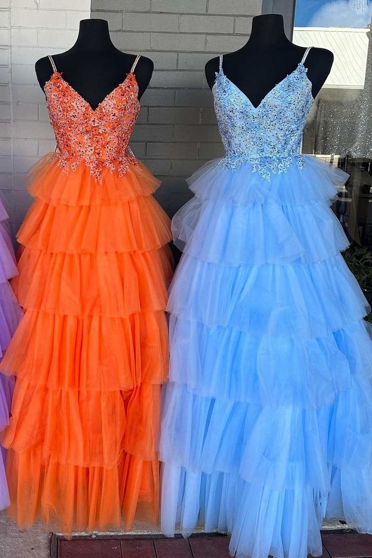 Straps Prom Dresses Long,Graduation School Party Gown