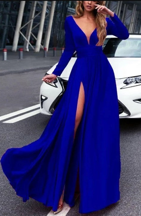 Prom Dresses with Sleeves, Evening Dress, Formal Dress, Dance Dresses, Graduation School Party Gown