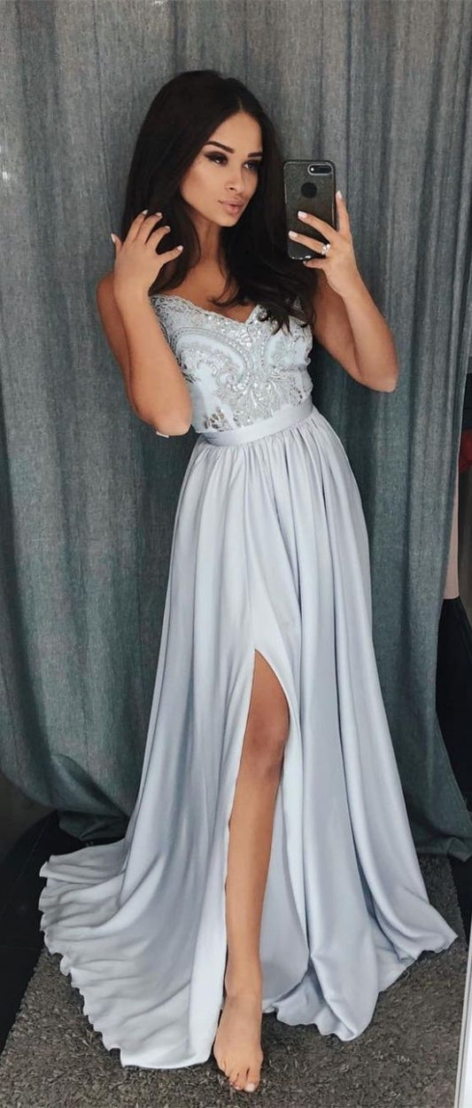Sexy Prom Dress Long, Evening Dress, Dance Dresses, Graduation School Party Gown