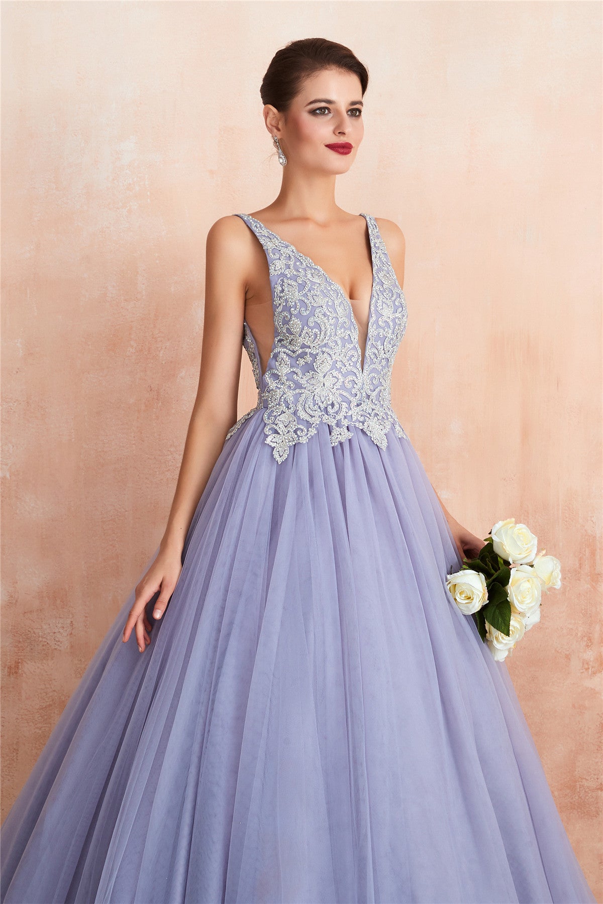 Purple Prom Dress, Special Occasion Dress, Evening Dress, Dance Dresses, Graduation School Party Gown