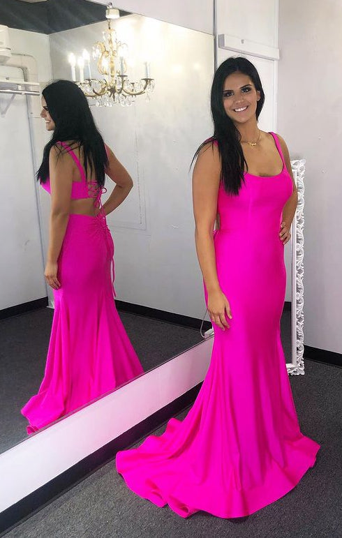 Simple Mermaid Long Prom Dress,Prom Dresses,Pageant Dress