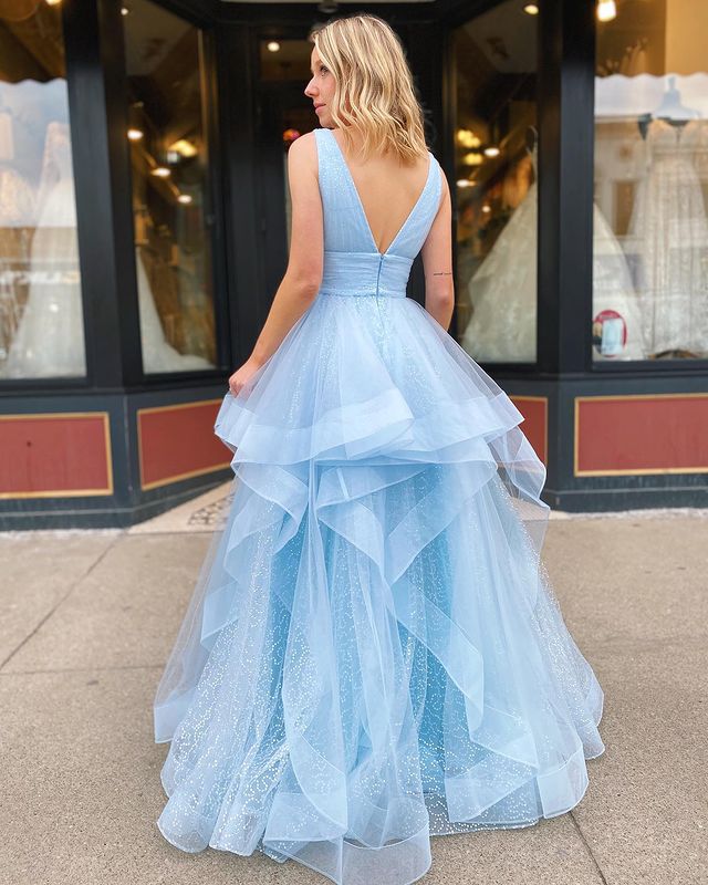 Sparkly Long Prom Dress,Prom Dresses,Pageant Dress