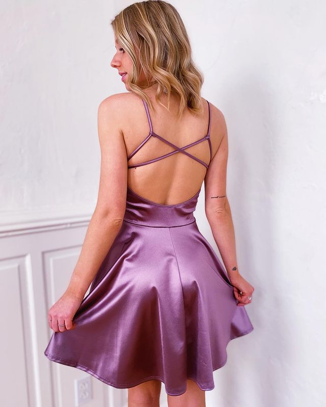 Simple Homecoming Dress , Short Prom Dress, Formal Outfit, Back to School Party Gown