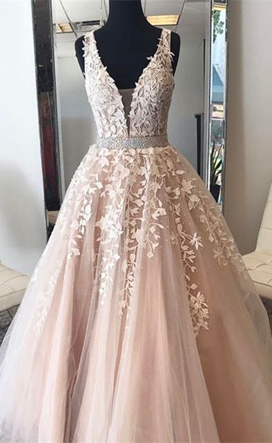 Lace Prom Dresses Long, Homecoming Dress, Formal Dress, Evening Dress, Dance Dresses, Graduation Party Dress