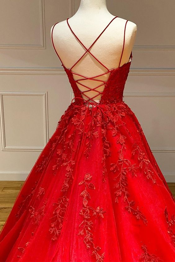 Lace Prom Dress Long, Special Occasion Dress, Evening Dress, Ball Dance Dresses, Graduation School Party Gown