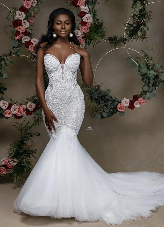 Sexy Mermaid Wedding Dress, Dresses For Wedding, Bridal Gown ,Bride Dress, Dresses For Brides