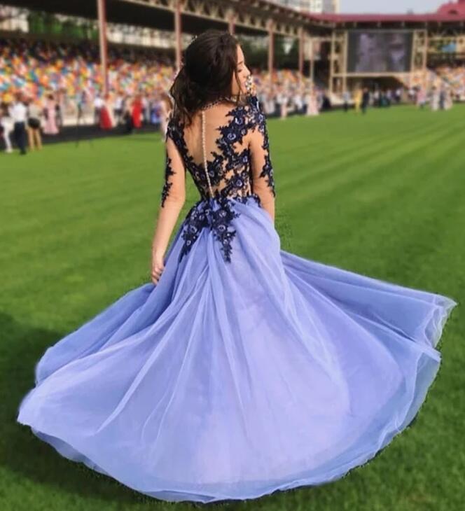 Prom Dress Long Sleeves, Dress For Junior and Senior Prom, Formal Dress, Evening Dress, Dance Dresses, Graduation Party Dress