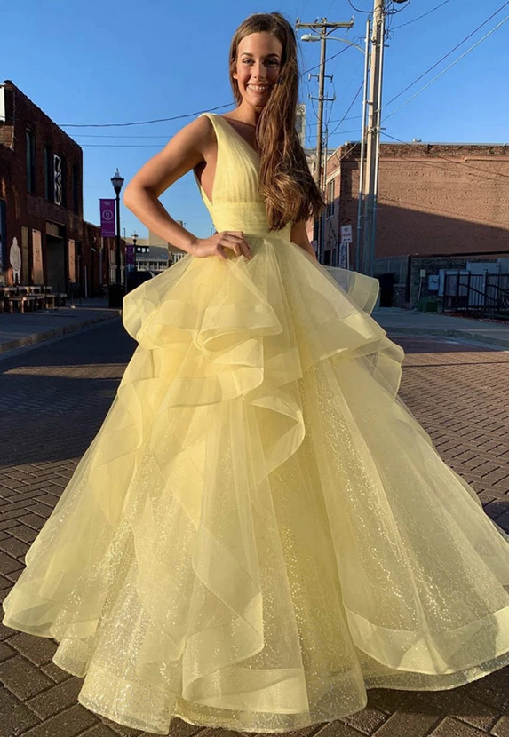 Sparkly Long Prom Dresses,Evening Dresses,Charming Dance Dress