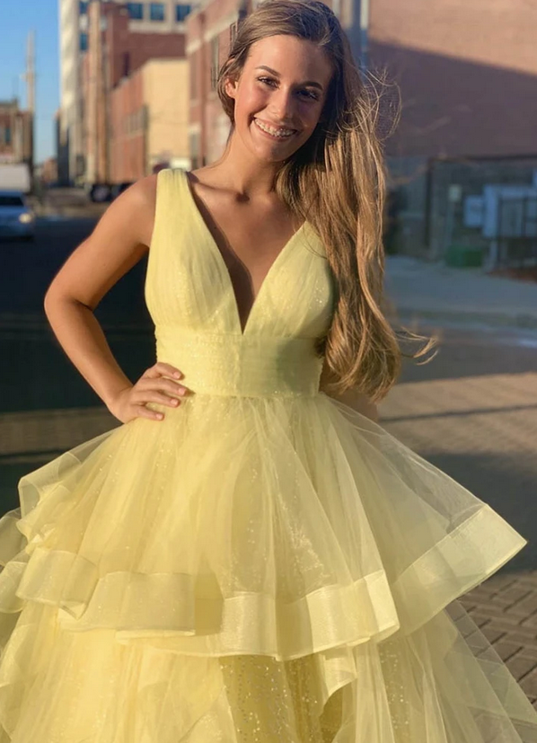 Sparkly Long Prom Dresses,Evening Dresses,Charming Dance Dress