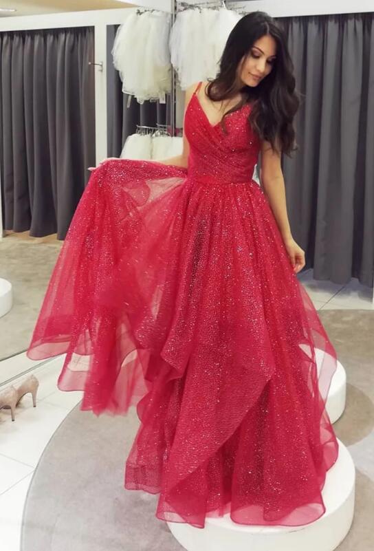 Sparkling Prom Dress Long , Special Occasion Dress, Evening Dress, Dance Dresses, Graduation School Party Gown