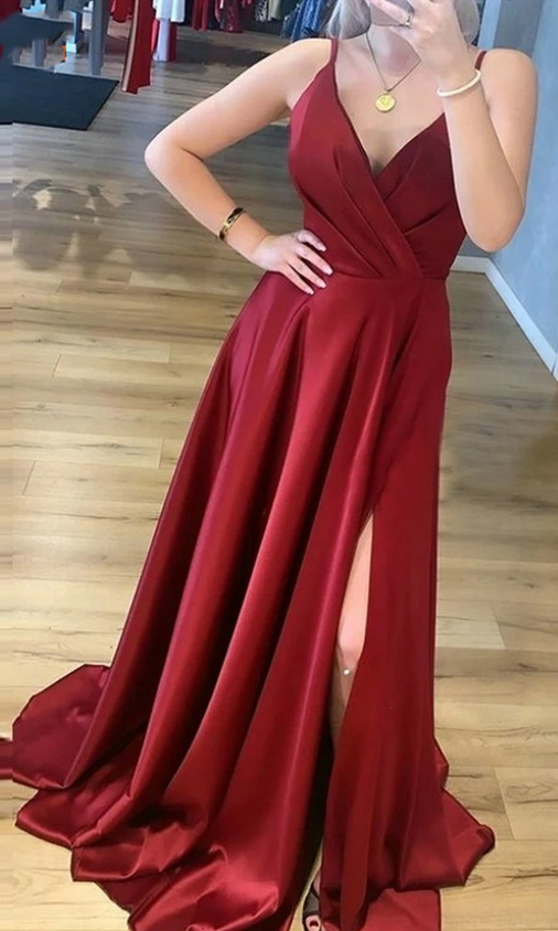 Simple Long Prom Dresses,Formal Dresses,Charming Dance Dress