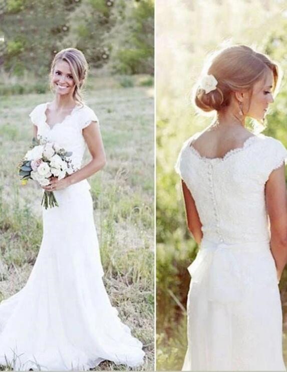 Cheap Wedding Dress with Short Sleeves, Dresses For Wedding, Bridal Gown ,Bride Dress, Dresses For Brides