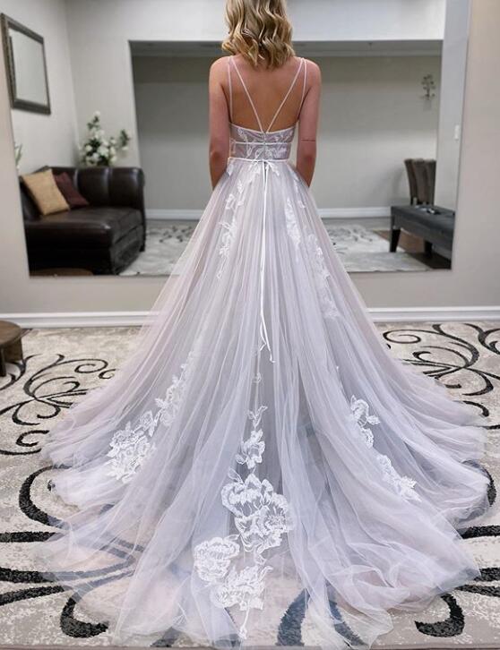 Sexy A-line Wedding Dresses,Beach Wedding Dresses,Bridal Dresses
