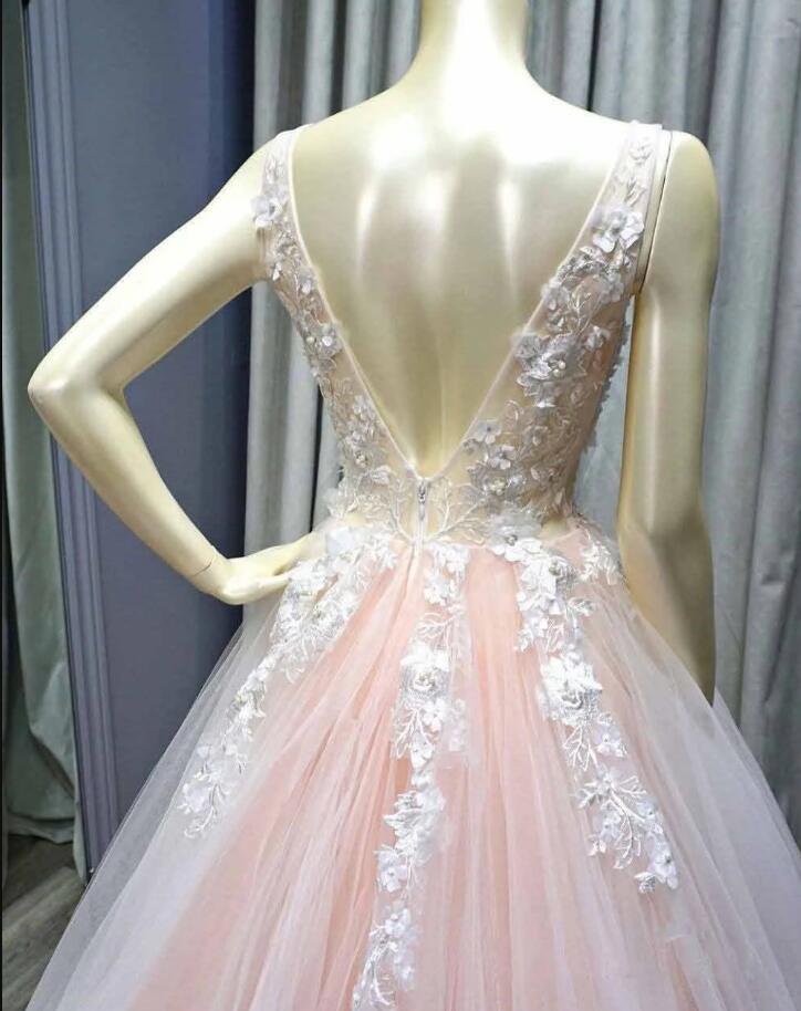 Prom Dresses Sheer Top, Evening Dress, Formal Dress, Dance Dresses, Graduation School Party Gown
