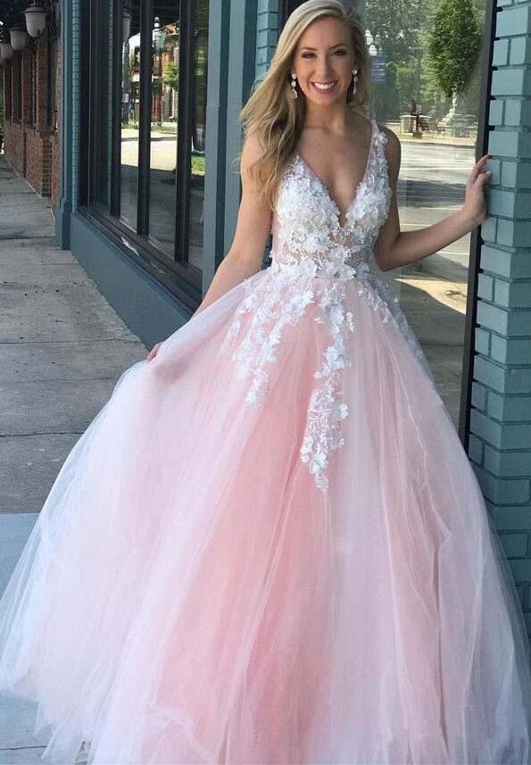 Prom Dresses Sheer Top, Evening Dress, Formal Dress, Dance Dresses, Graduation School Party Gown