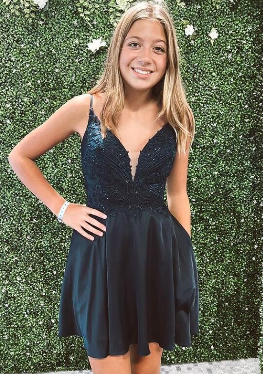Short Black Homecoming Dresses 2022 , HOCO Dress, Short Prom Dress ,Back To School Party Dress