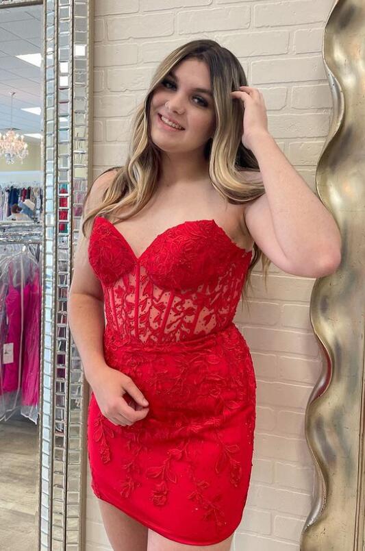 Short Red Homecoming Dresses 2022 , HOCO Dress, Short Prom Dress ,Back To School Party Dress