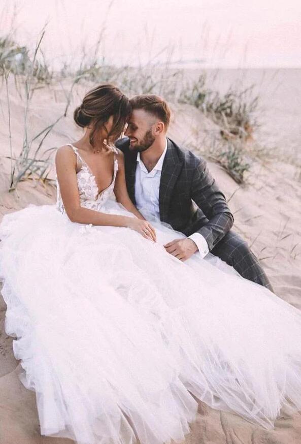 Sexy Bohemian Wedding Dress Boho Beach Wedding Dress For Brides