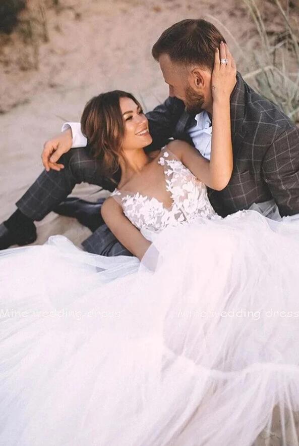 Sexy Bohemian Wedding Dress Boho Beach Wedding Dress For Brides