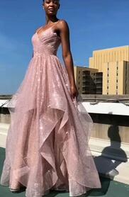 Sparkly Long Prom Dress,Formal Dresses,Dance Dress