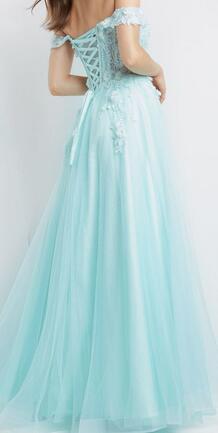 Off the Shoulder Prom Dresses Long, Sexy Graduation School Party Gown