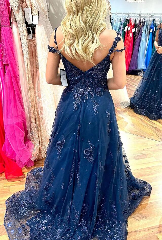2023 Sparkly Tulle/Lace Long Prom Dress DT1567