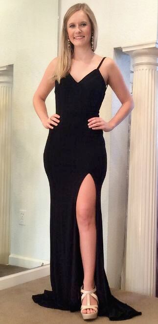 2023 Prom Dress Long Black Color, Dance Dresses, Graduation School Party Gown