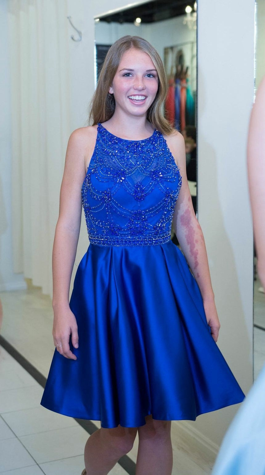 Royal Blue Short Prom Dresses