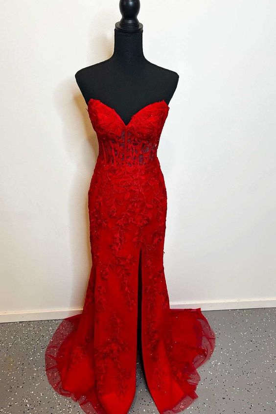 2023 Black Mermaid Lace Prom Dresses Homecoming Dresses DT1598