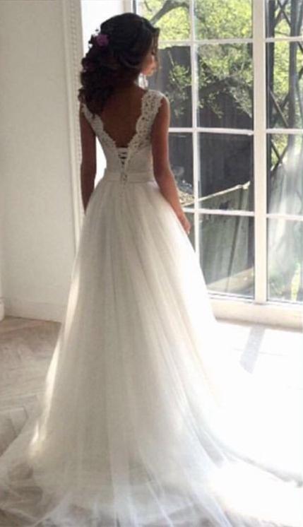 Simple Wedding Dress, Bridal Gown ,Dresses For Brides