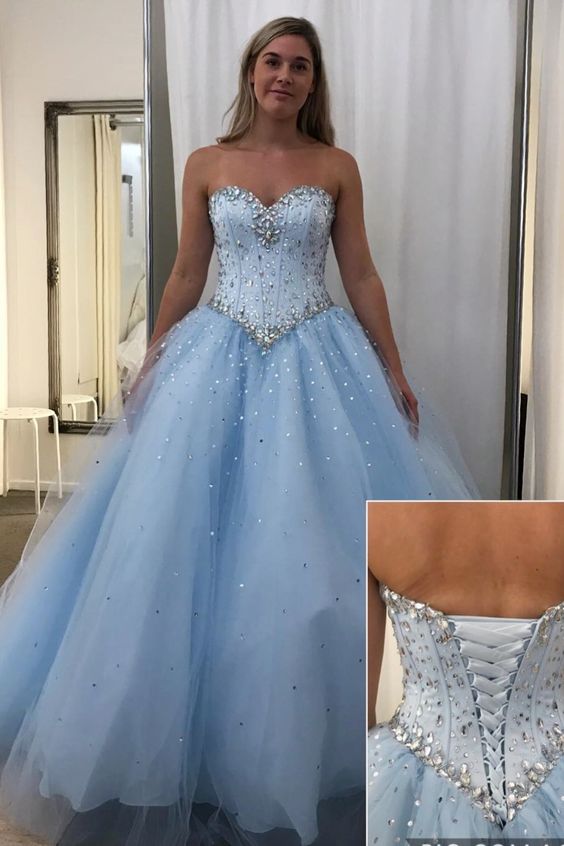 Princess Prom Dress, Formal Dress, Evening Dress, Dance Dresses, Graduation Party Dress