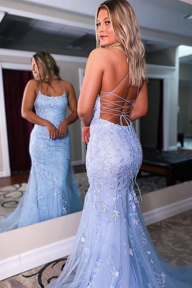 Mermaid Lace Prom Dress Long, Formal Dress, Graduation School Party Gown