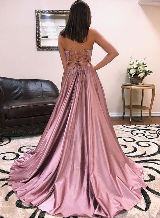 Prom Dress Slit Skirt, Formal Dress, Evening Dress, Dance Dresses, Graduation Party Dress