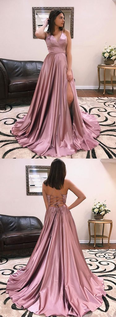 Prom Dress Slit Skirt, Formal Dress, Evening Dress, Dance Dresses, Graduation Party Dress