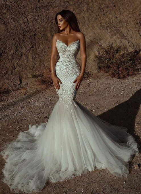 Open Back Sexy Mermaid Bridal Dresses,Beach Wedding Dresses Open Back Sexy Mermaid Bridal Dresses,Beach Wedding Dresses