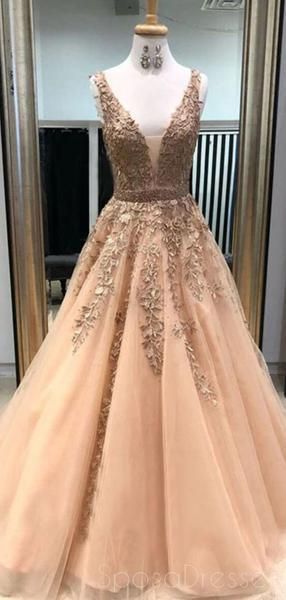 A Line Prom Dress Long, Ball Gown, Dresses For Party, Evening Dress, Formal Dress