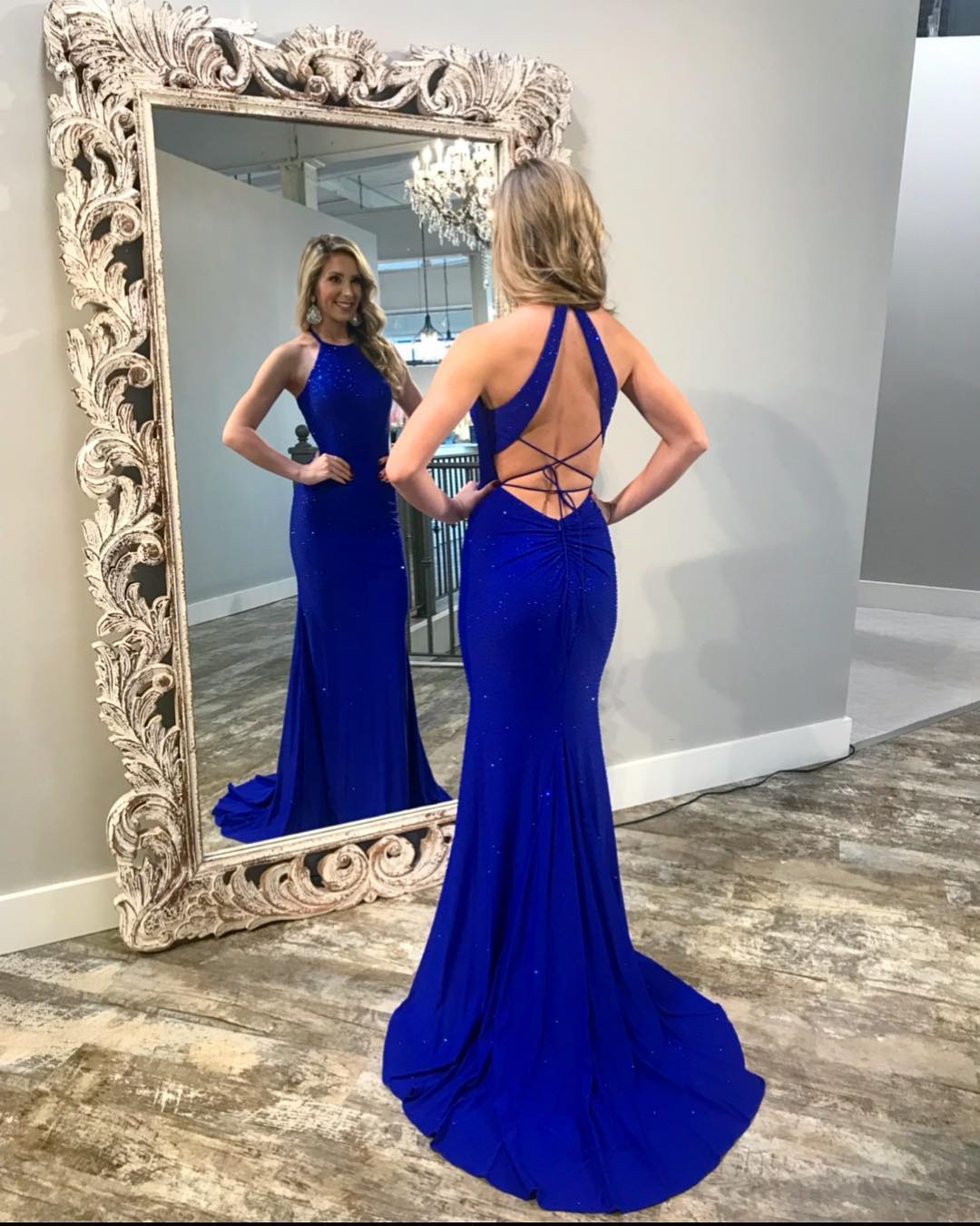 Royal Blue Prom Dress 2023, Evening Dress, Dance Dresses, Graduation School Party Gown