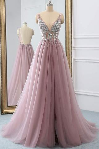 Sexy Backless Prom Dresses V Neckline, Evening Dress, Formal Dresses, DressesTailor Sexy Backless Prom Dresses V Neckline, Evening Dress, Formal Dresses, DressesTailor