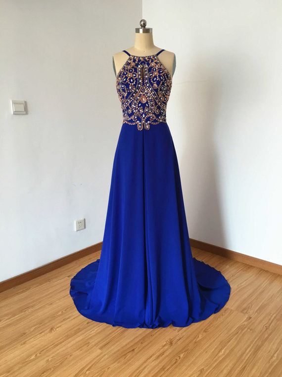 Royal Blue Prom Dress, Prom Dresses, Evening Gown, Graduation School P – DressesTailor