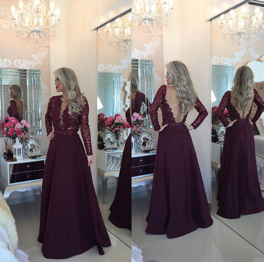 Purple Prom Dress, Prom Dresses, Evening Gown, Graduation School Party Dress, Winter Formal Dress