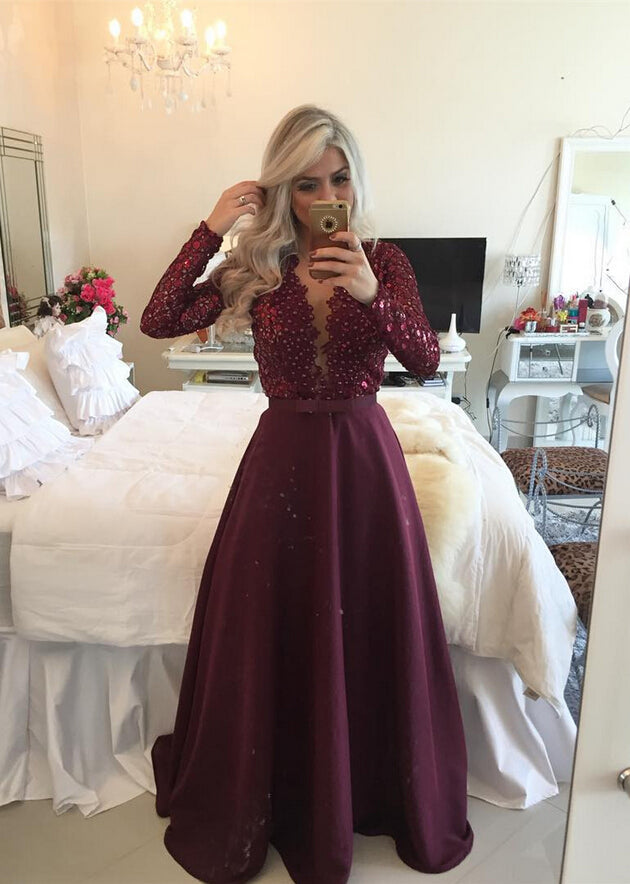 Purple Prom Dress, Prom Dresses, Evening Gown, Graduation School Party Dress, Winter Formal Dress