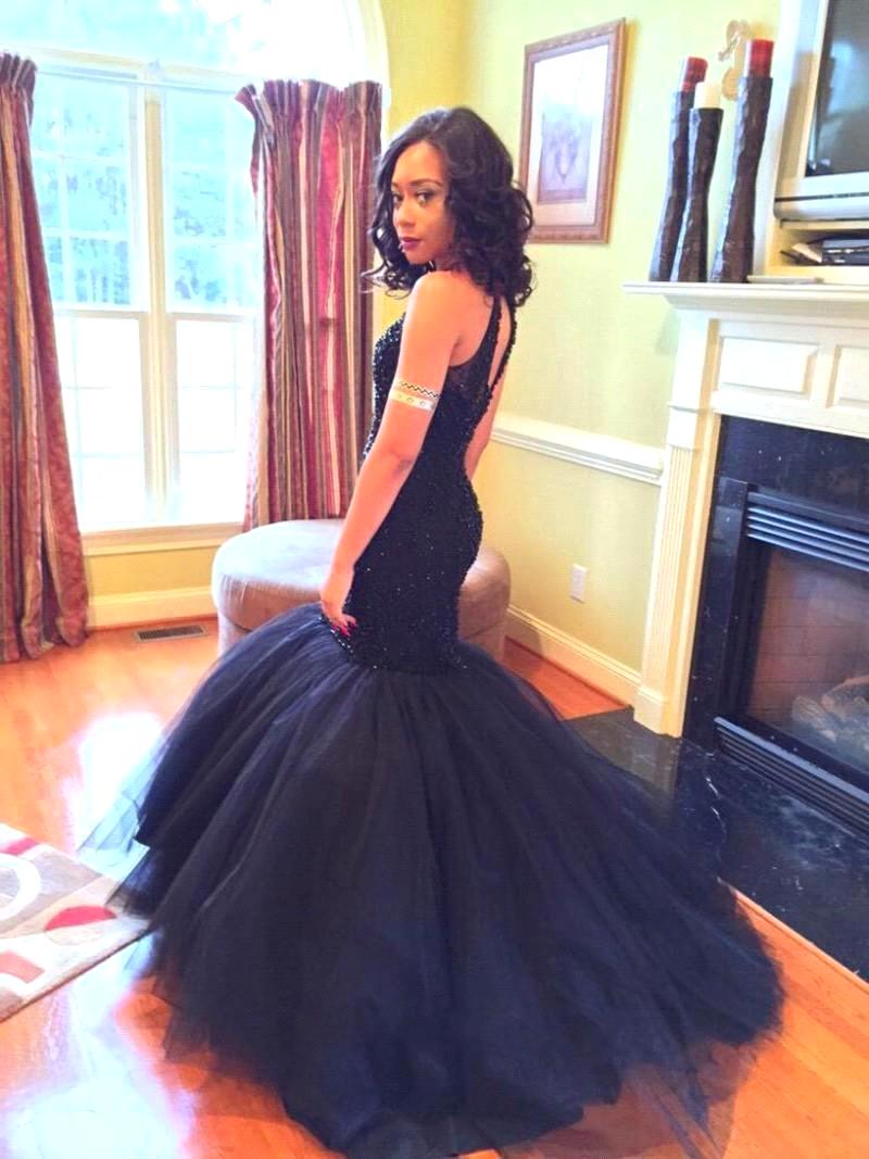 Navy Fitted Prom Dress For Teens, Prom Dresses, Evening Gown, Graduation School Party Gown, Winter Formal Dress