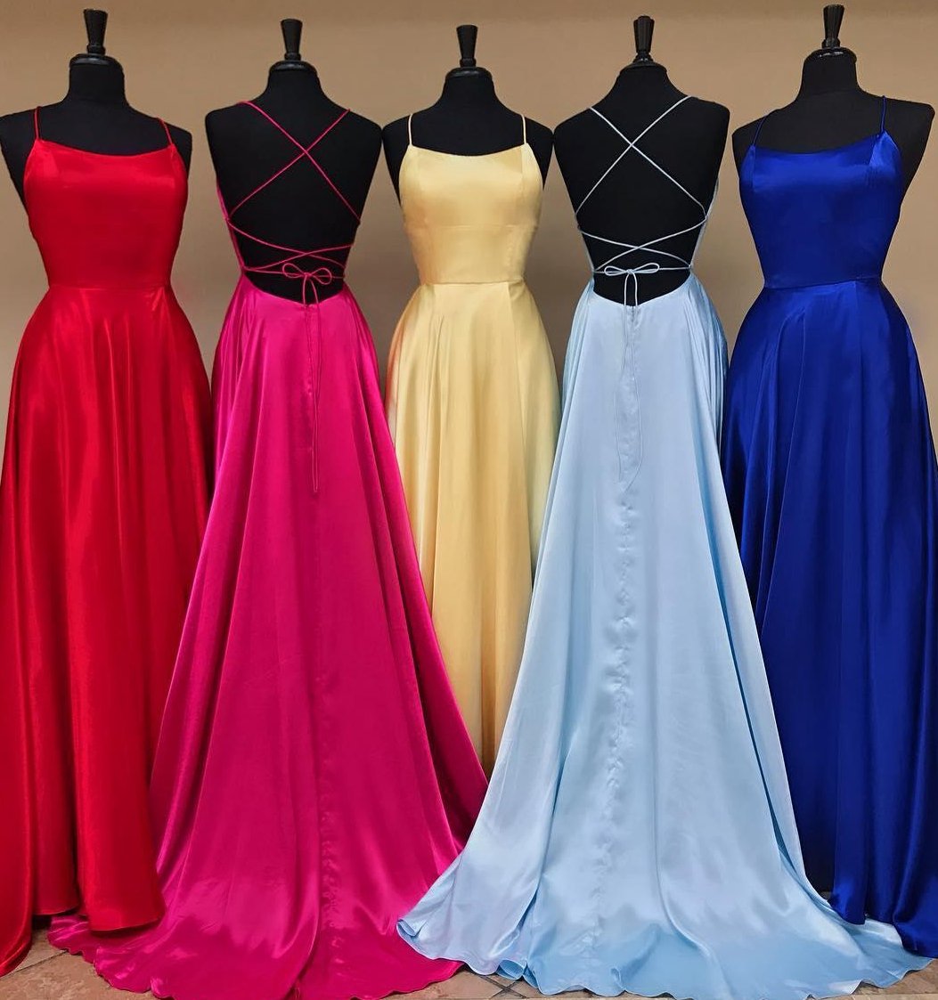 Sexy Prom Dress Slit Skirt, Evening Dress, Dance Dresses, Graduation School Party Gown