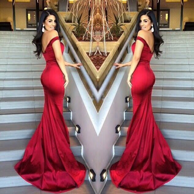 Sexy Mermaid Prom Dress, Prom Dresses, Evening Gown, Graduation School Party Dress, Winter Formal Dress