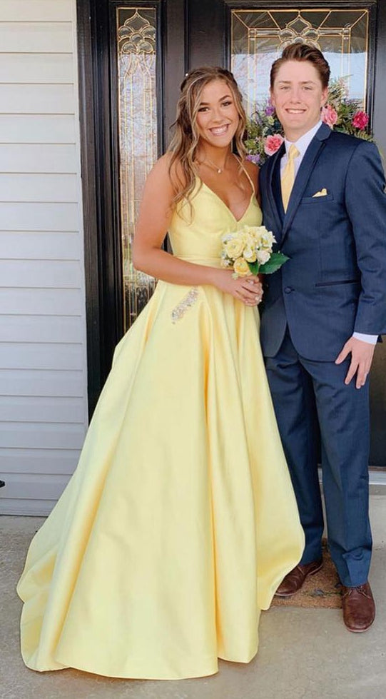 Yellow Prom Dress Long, Prom Dresses, Pageant Dress, Evening Dress, Ball Dance Dresses, Graduation School Party Gown Yellow Prom Dress Long, Prom Dresses, Pageant Dress, Evening Dress, Ball Dance Dresses, Graduation School Party Gown