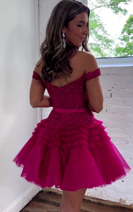 2023 Sparkly Homecoming Dress, Short Prom Dress, DTH112