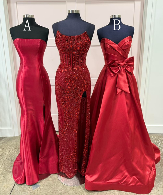 2025 New Style Red Long Prom Dress