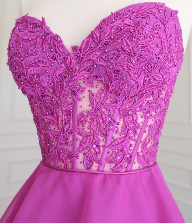 2026 New Style Long Prom Dress with Lace Top and Chiffon Ruffle Skirt