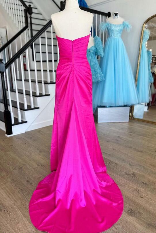 Strapless Mermaid Long Prom Dress, DT1654